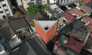 Xây nhà lệch tầng trên mảnh đất hình tam giác 60 m2